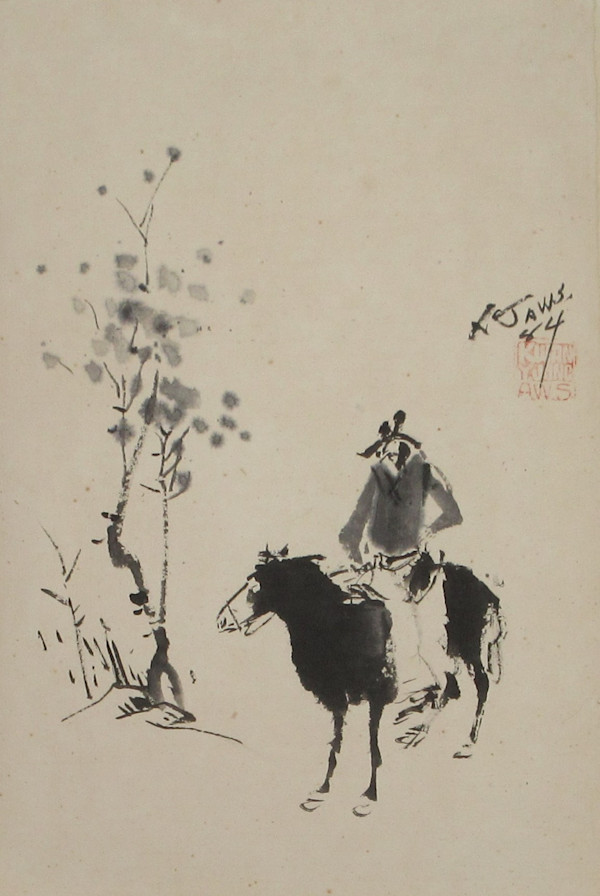 On Horseback by Kwan Y. Jung