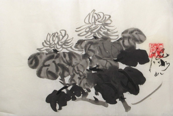 Chrysanthemums by Kwan Y. Jung