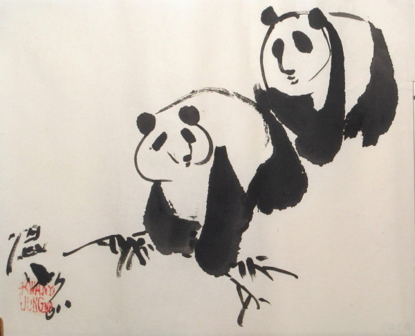 Two Pandas by Kwan Y. Jung