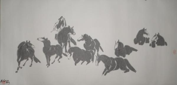 Horses by Kwan Y. Jung