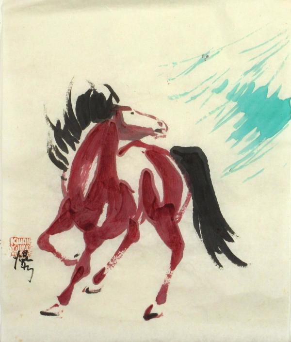 Bay Horse Series 3/6 by Kwan Y. Jung