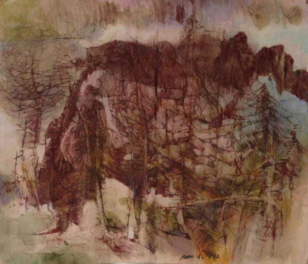 Mountain Ridge by Kwan Y. Jung