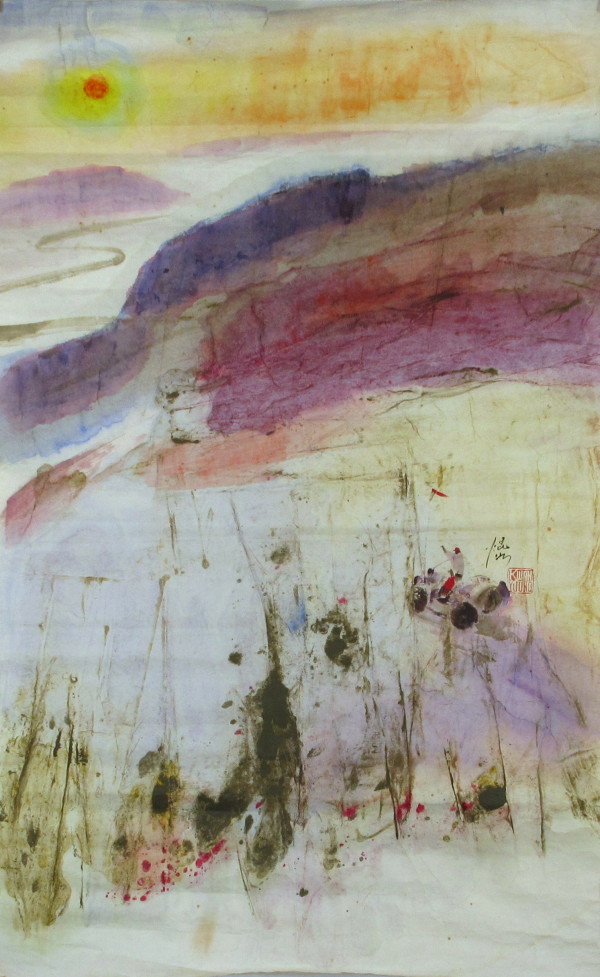 Dune Buggy in Desert by Kwan Y. Jung