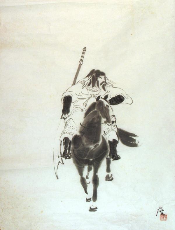 Warrier on Horseback by Kwan Y. Jung