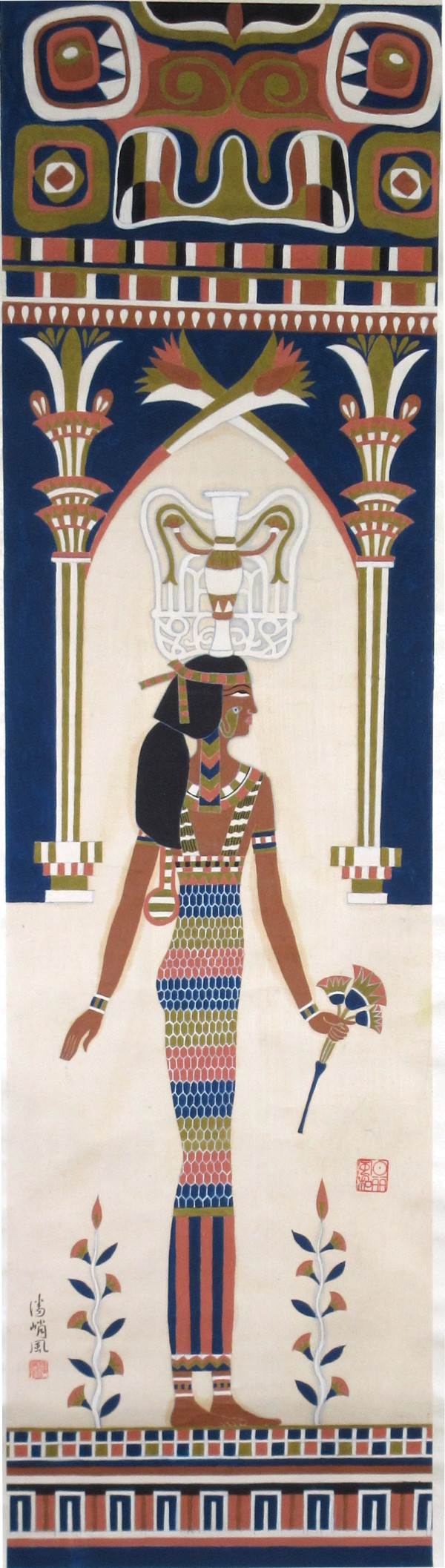 Egyptian Fresco #2 by Chiu Fung Poon