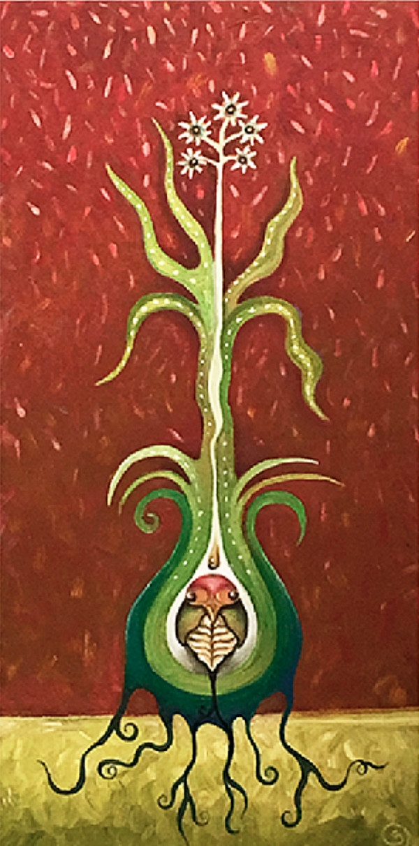 Chrysalis in Falling Ash by Sarah Stone