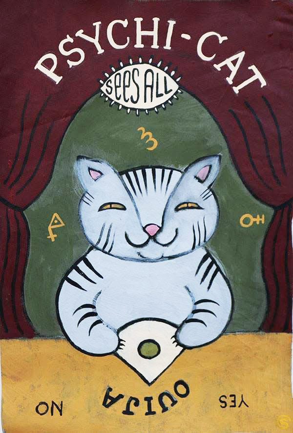 Psychi-Cat by Sarah Stone
