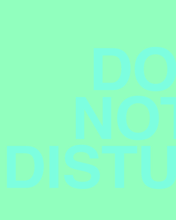DO NOT DISTURB by Chris Horner