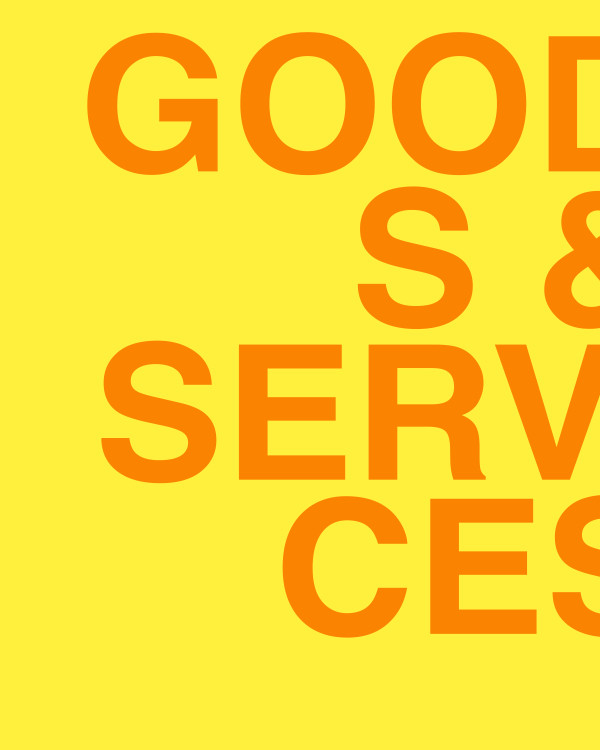 GOODS & SERVICES by Chris Horner