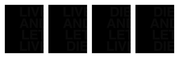 LIVE AND DIE (full display) by Chris Horner