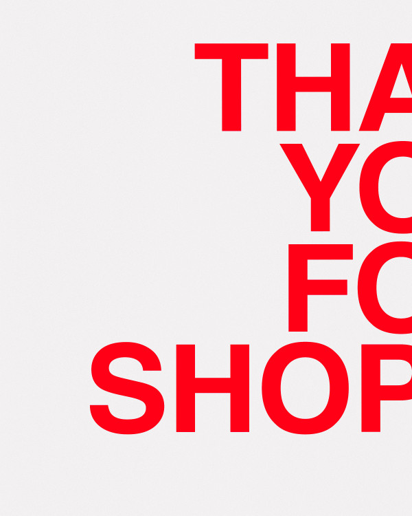 THANK YOU FOR SHOPPING by Chris Horner