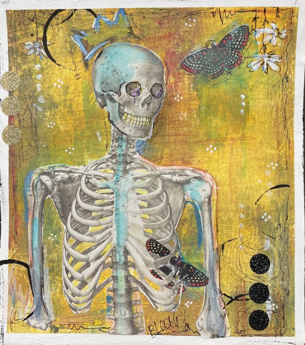 Skeleton King by Lori Bloom   bloomingcolorsart