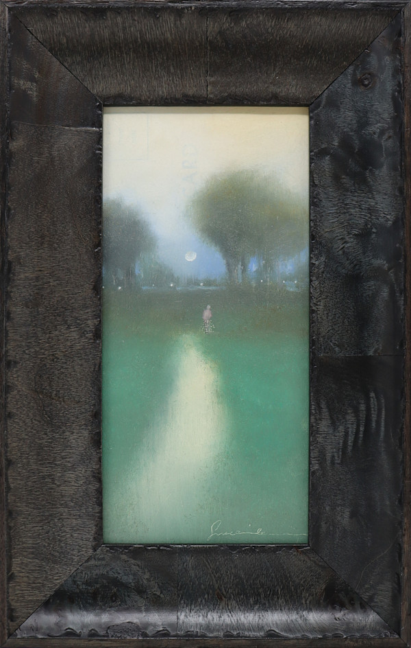 Distant Moon (Green) by Scott E. Hill