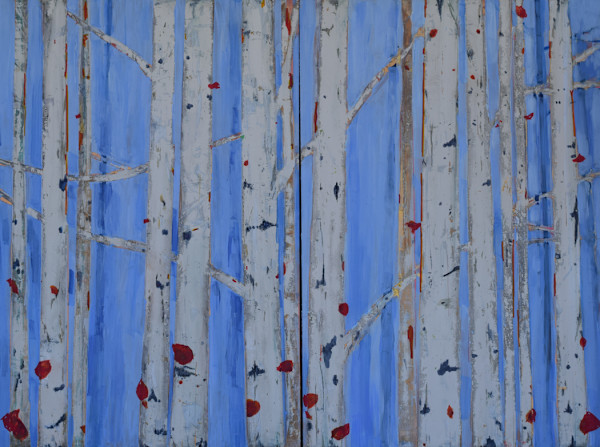 Once in a Very Blue Moon Grove by Tamara l Gonda