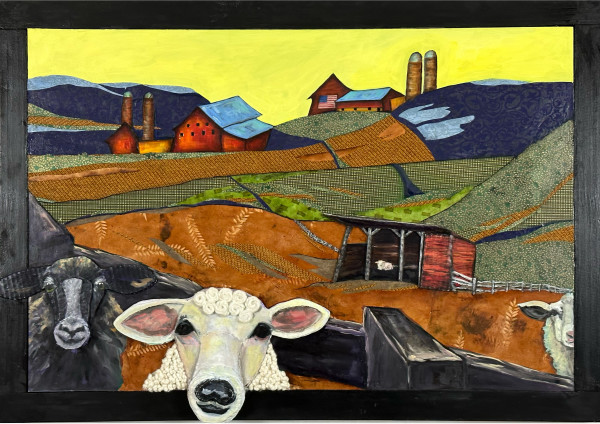 Sheep by Kathy  Halper