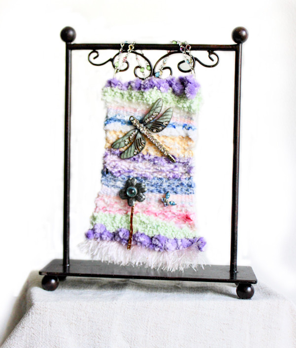 Springs Garden Mini Fiber Art Tapestry