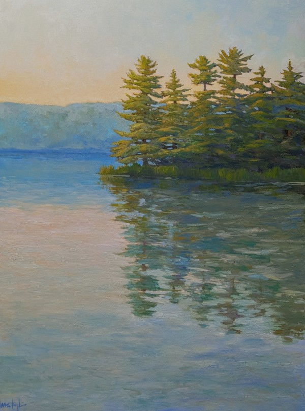 Early Morning Calm, Spring River Lake by Lisa Kyle