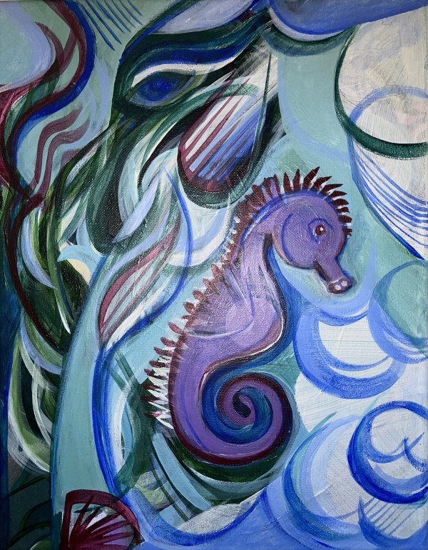 Angsty Seahorse by Vanessa Renae