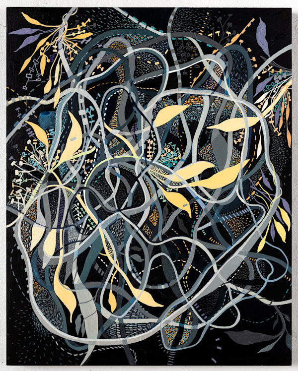 Night leaves by Abby Goldstein