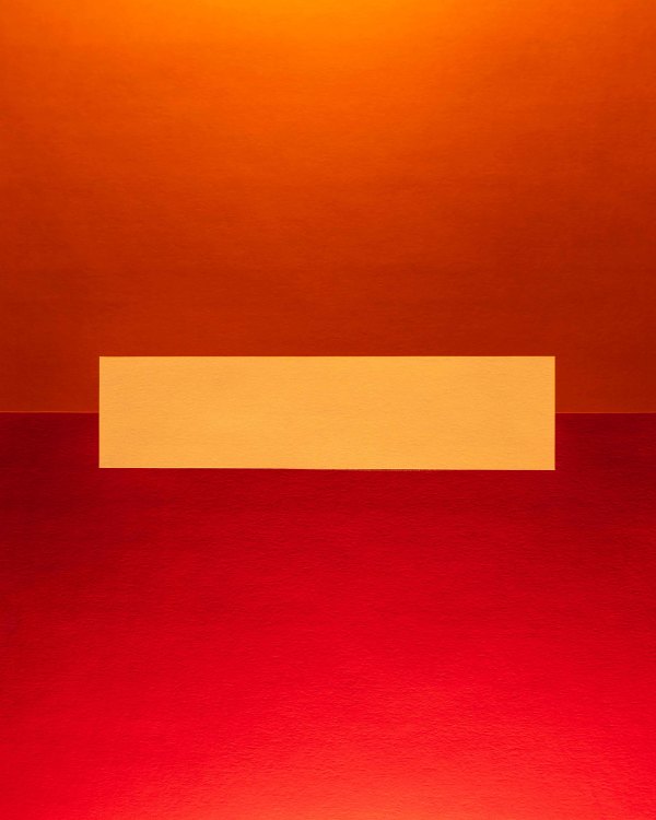 #109 - Tangerine and Red with Yellow by Adam Rose
