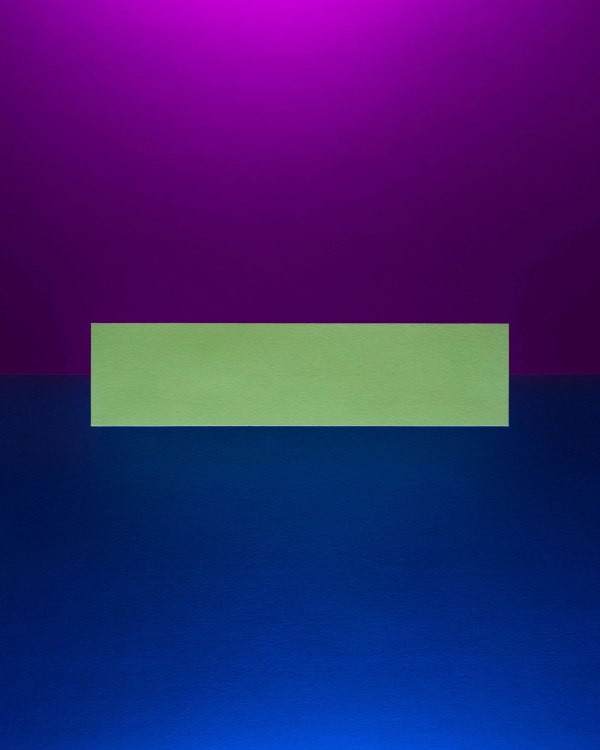 #113 - Purple and Blue with Light Green by Adam Rose