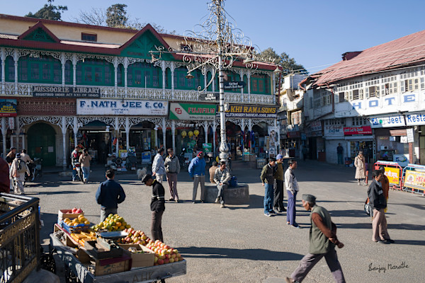 Library Bazaar, Mussoorie (2005) by Sanjay Marathe