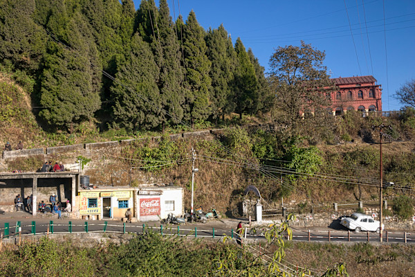 Sloping Road, Mussoorie (2005) by Sanjay Marathe