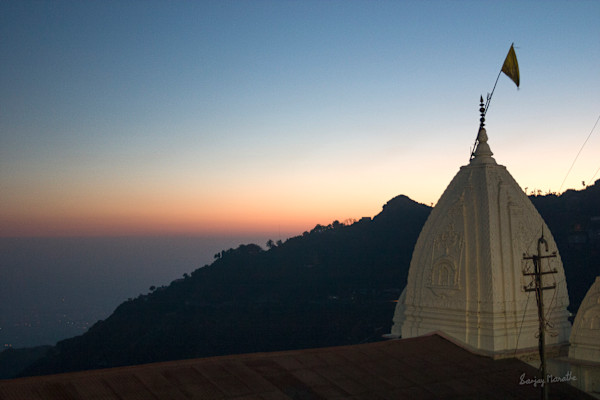 Temple At Dusk, Mussoorie (2005) by Sanjay Marathe