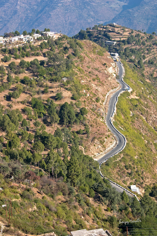 Winding Road-3, New Tehri (2005) by Sanjay Marathe