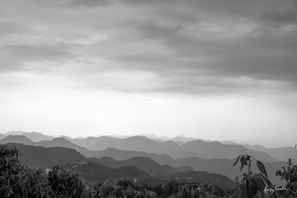 Rolling Hills-1, Mussoorie (2013) by Sanjay Marathe