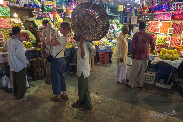 Inside Crawford Market , Mumbai (2006) by Sanjay Marathe