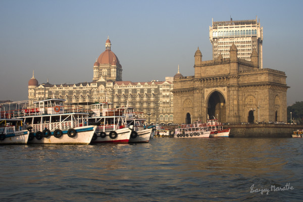 'Gateway Of India And Taj Palace Hotel', Mumbai (2005) by Sanjay Marathe