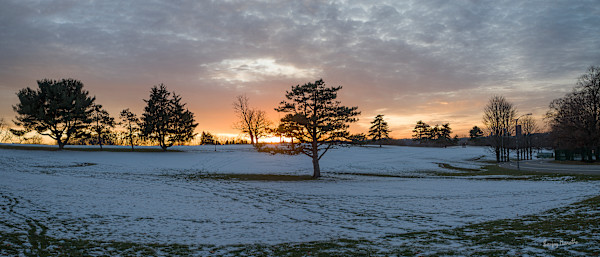 Snowscape Panorama 2, Pittsburgh (2024) by Sanjay Marathe