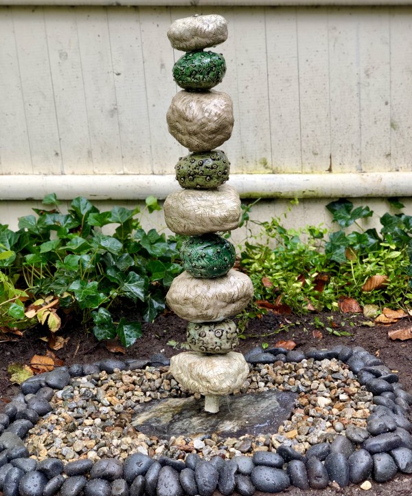 Fountain - Rock stack #1 by Bill Cohn