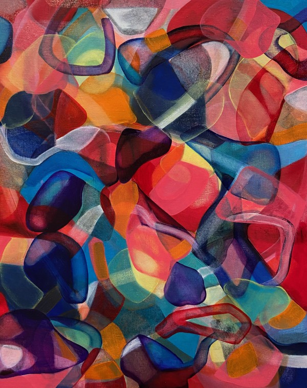 Poppies and Blue Skies by Bernadette Youngquist