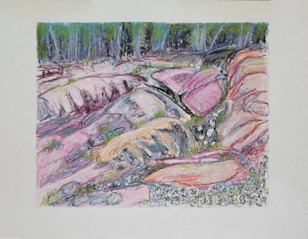 Rocks Above the Quarry by Susan G Abbott