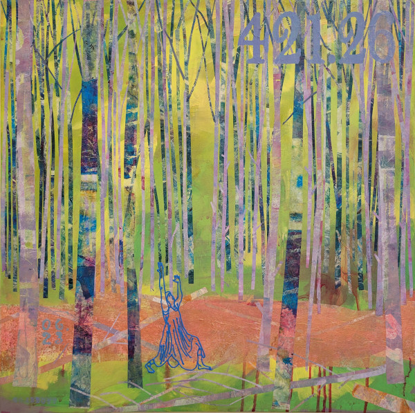 Warrior I Forest by Susan G Abbott