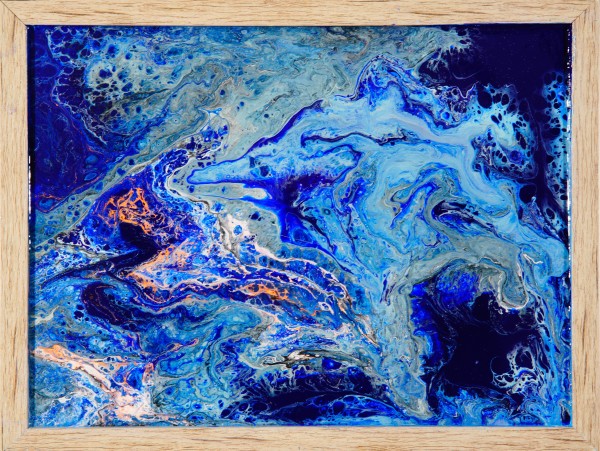 WillSchmahl_BlueLagoon_13x17x.5_Resin by Will Schmahl