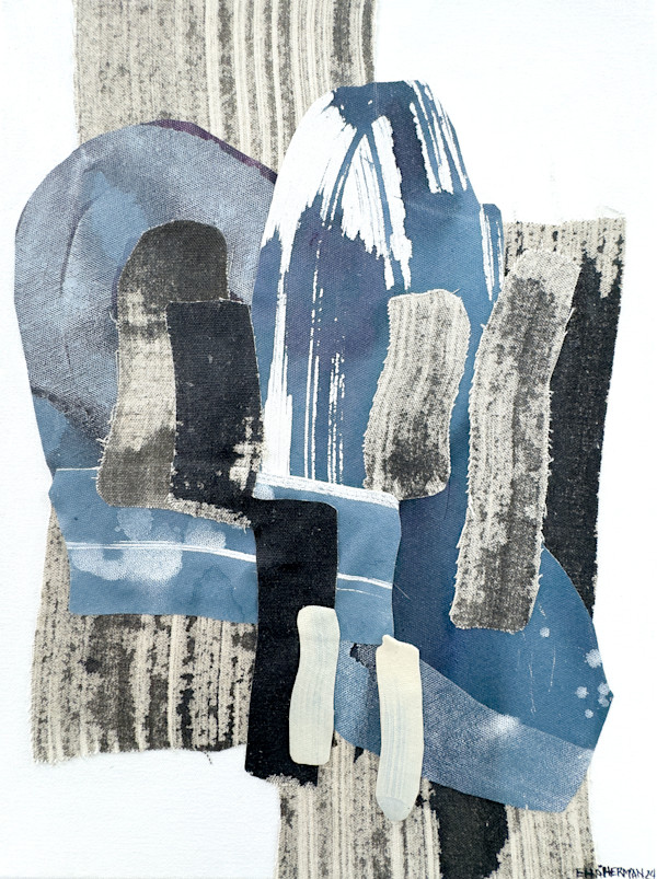 Blue Strata 1 by Ellen Sherman