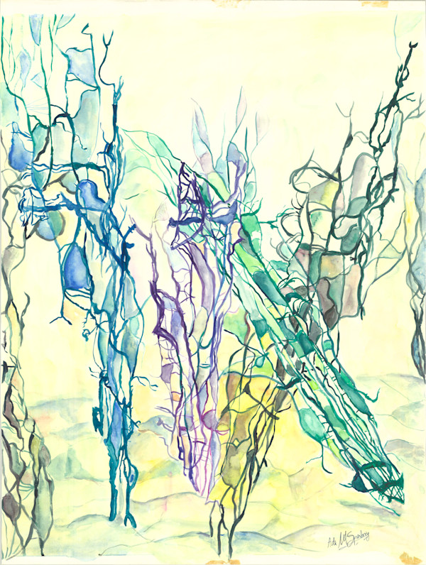 Mineral Crystals by Ada Monica Sperling