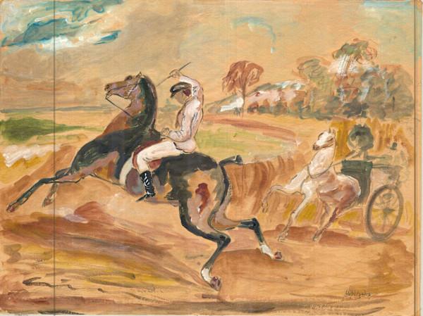 Trotting the Steeds by Ada Monica Sperling