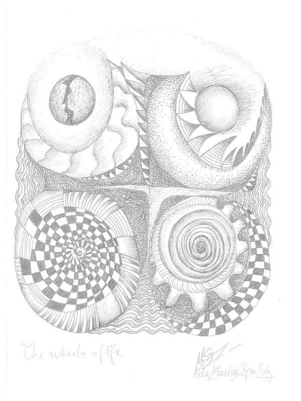 Wheels of Life by Ada Monica Sperling