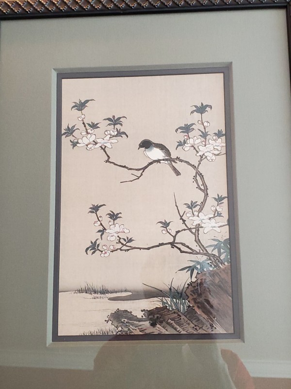 Bird in Cherry Tree by China (artist unknown)