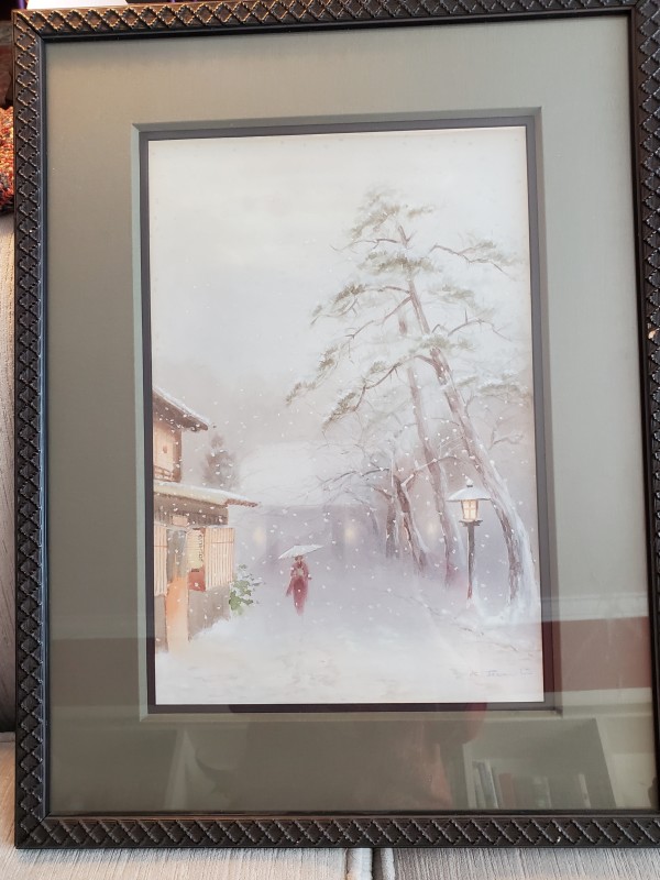 Snow Scene by Japan (artist unknown)