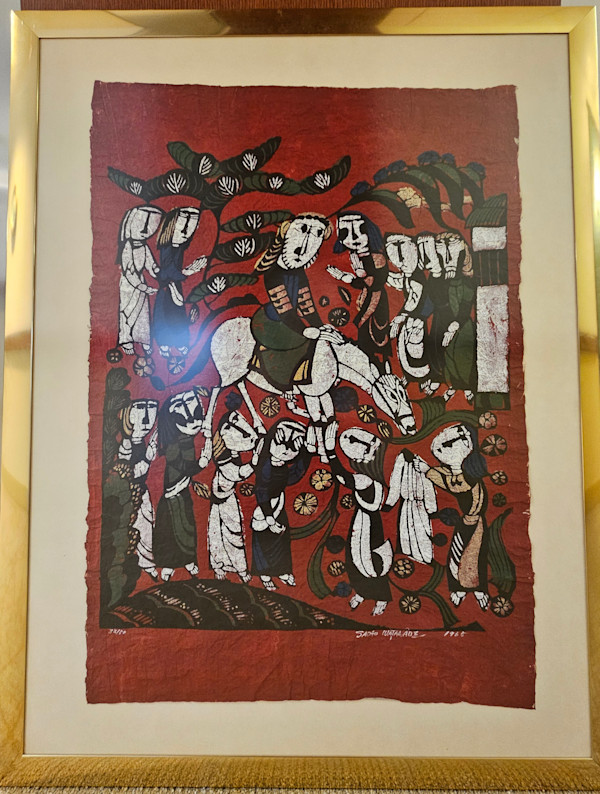 Jesus Entering Jerusalem by Sadao Watanabe