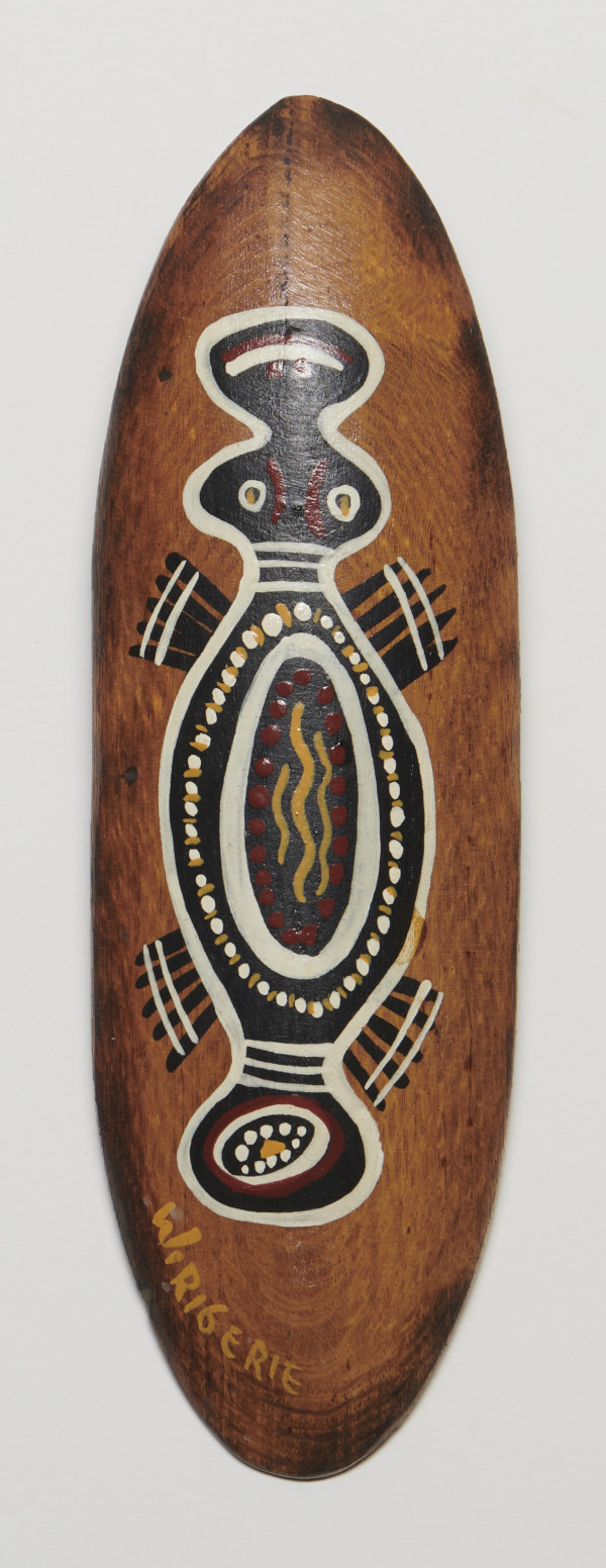 Aboriginal Sounding Board with Platypus Design, Australia by Wirigerie