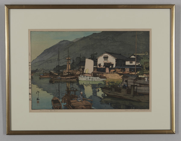 Tomonoura Harbor by Hiroshi Yoshida