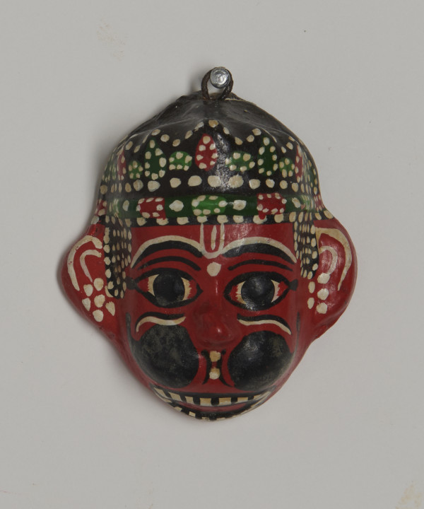 Mask with Painted Face, India by Unknown