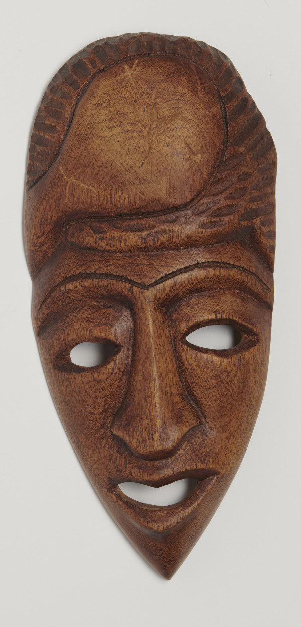 Mask with Wood Burl, Indonesia by Unknown
