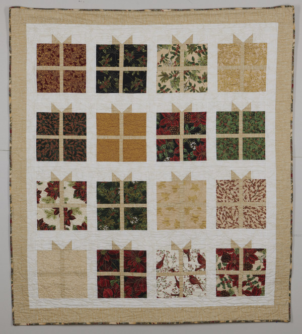 Christmas Boxes Quilt by Mary Freedman